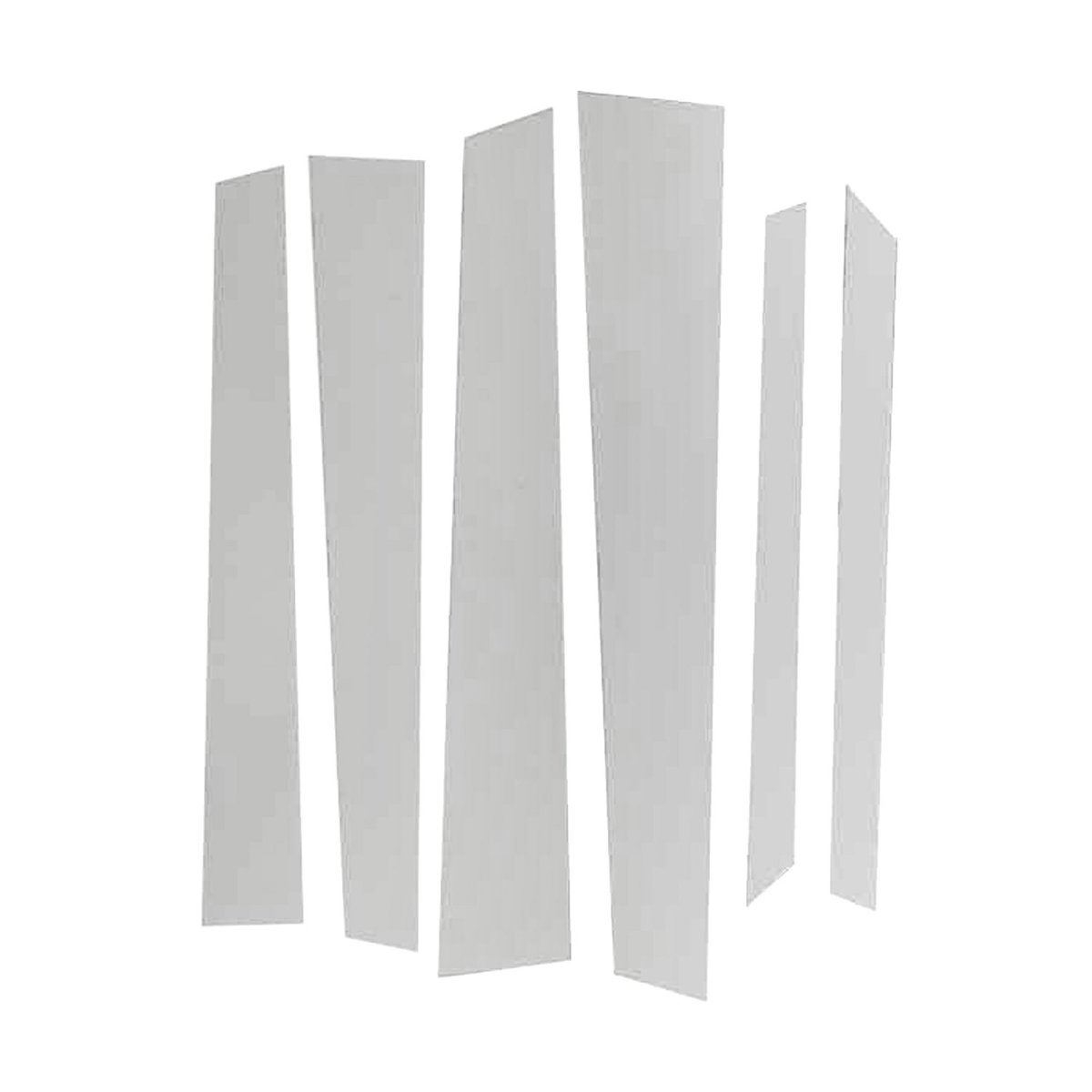 Hyundai Tucson Pillar Trims - Omac - S.Steel - Gloss Silver - '10-'15